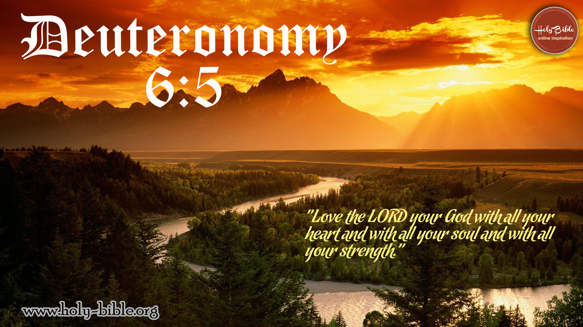Bible Verse of the day – Deuteronomy 6:5