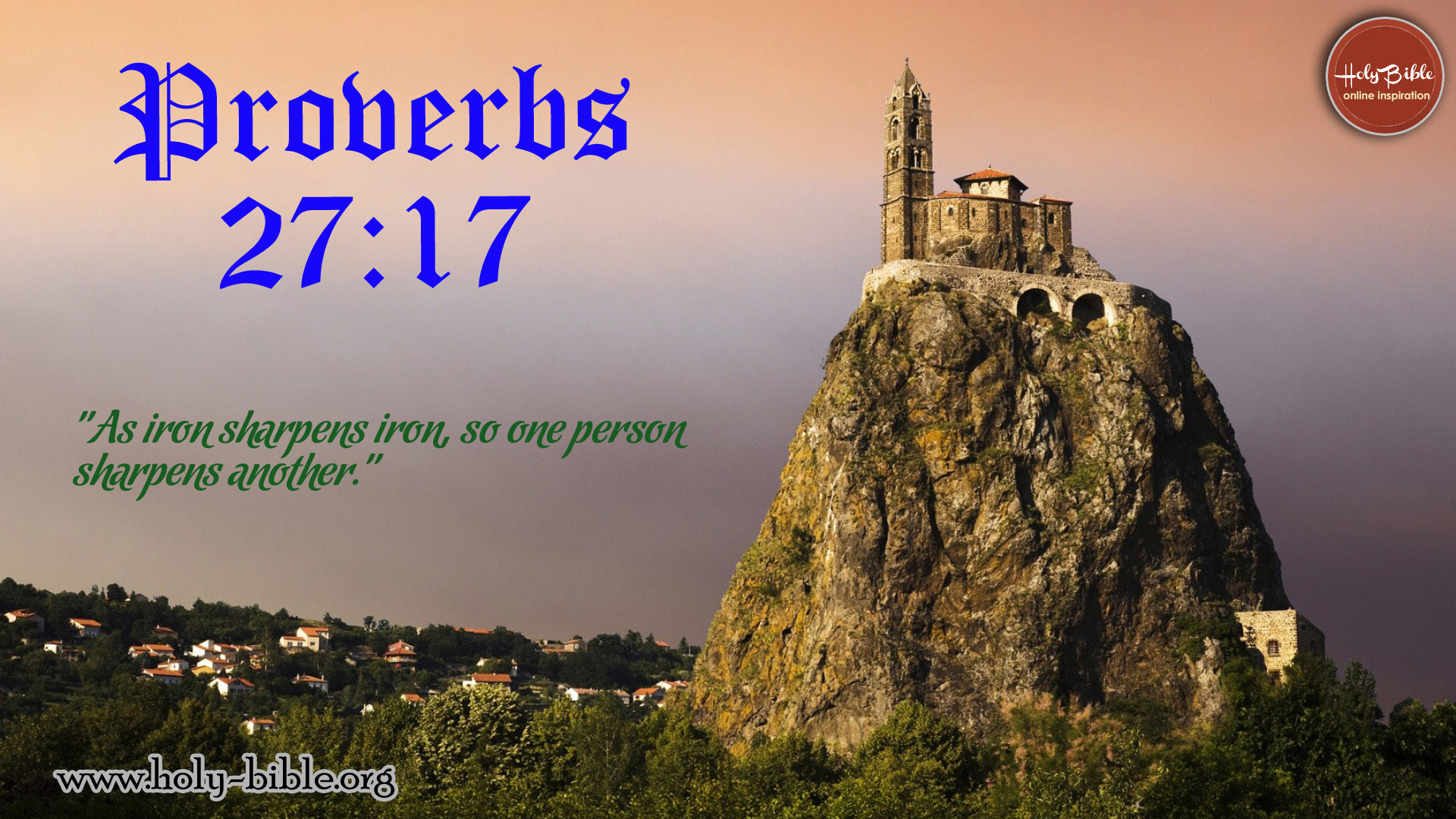 Bible Verse of the day – Proverbs 27:17